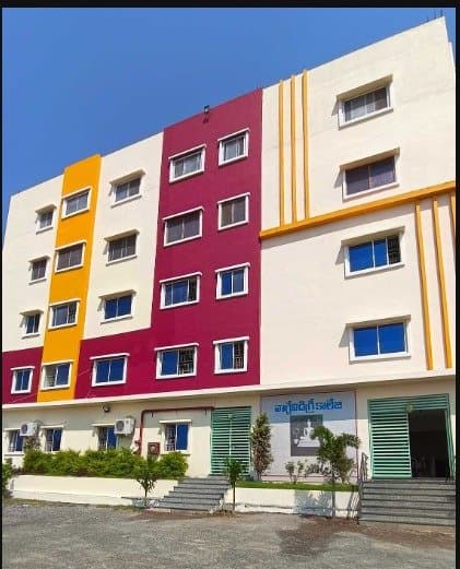 The Vagdevi Degree College campus building in Narsaraopet